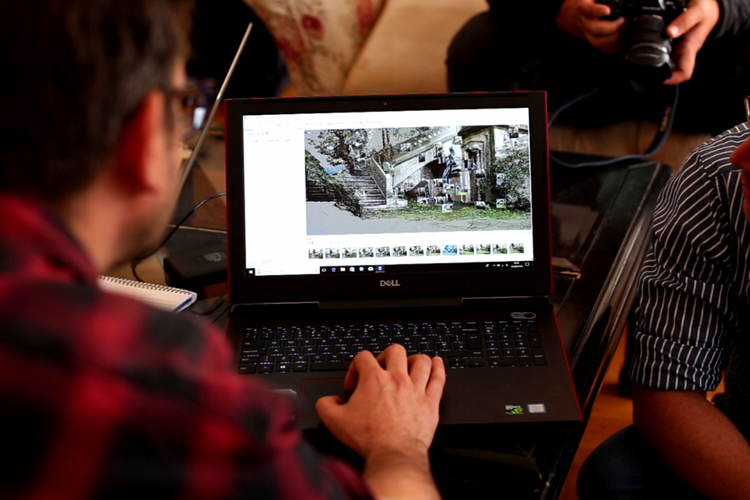 Photogrammetry processing of a scanned deserted structure, Istanbul_0